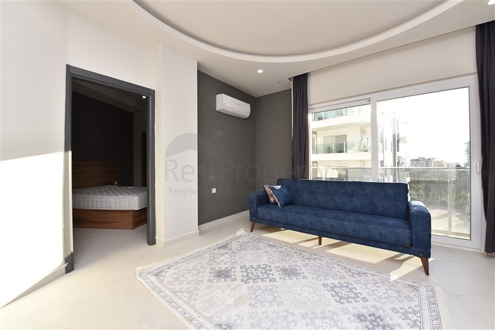 شقة مفروشة جديدة - تصميم 1+1 - في مهموتلار / الانيا 