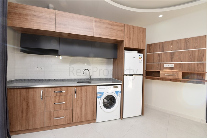 شقة مفروشة جديدة - تصميم 1+1 - في مهموتلار / الانيا 