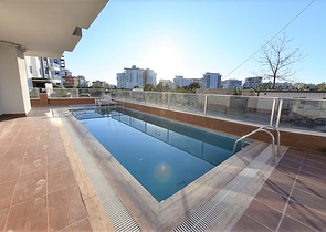 شقة مفروشة جديدة - تصميم 1+1 - في مهموتلار / الانيا 