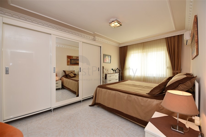 اطلالة بحرية - شقة مفروشة - تصميم غرفتين وصالة - في مهموتلار / الانيا 