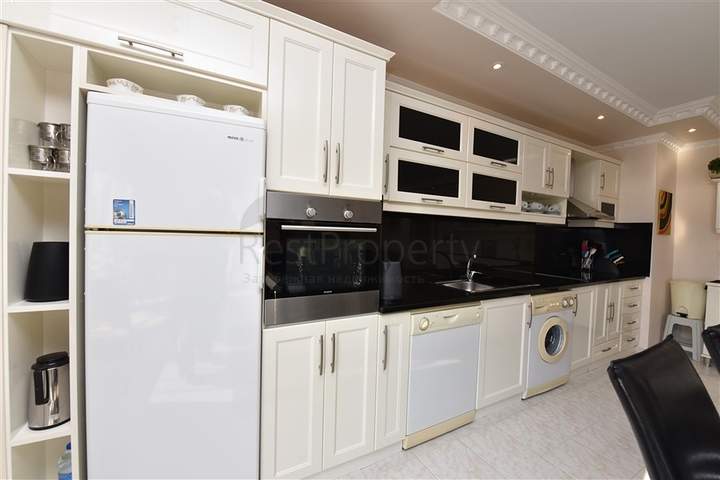 اطلالة بحرية - شقة مفروشة - تصميم غرفتين وصالة - في مهموتلار / الانيا 