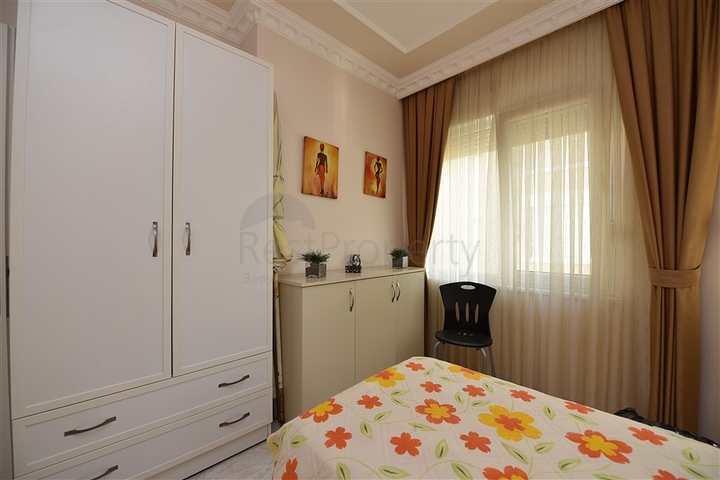 اطلالة بحرية - شقة مفروشة - تصميم غرفتين وصالة - في مهموتلار / الانيا 