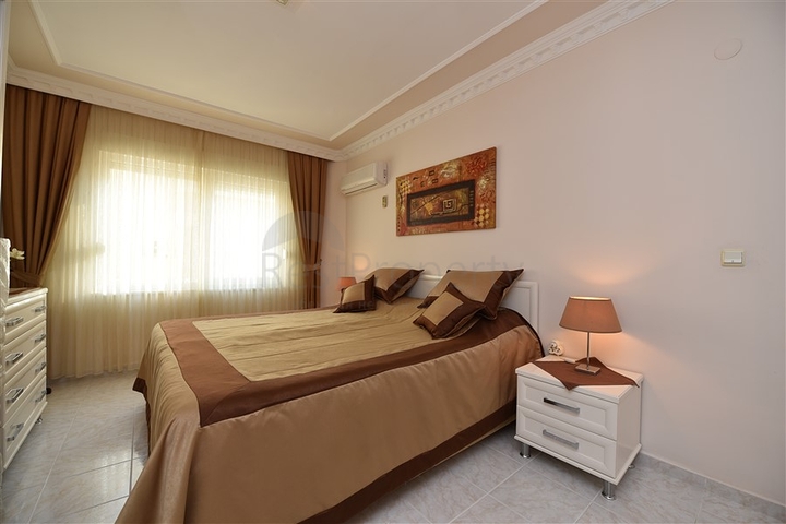 اطلالة بحرية - شقة مفروشة - تصميم غرفتين وصالة - في مهموتلار / الانيا 