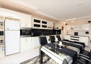 اطلالة بحرية - شقة مفروشة - تصميم غرفتين وصالة - في مهموتلار / الانيا 