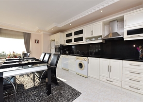 اطلالة بحرية - شقة مفروشة - تصميم غرفتين وصالة - في مهموتلار / الانيا 