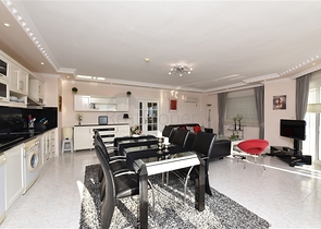 اطلالة بحرية - شقة مفروشة - تصميم غرفتين وصالة - في مهموتلار / الانيا 