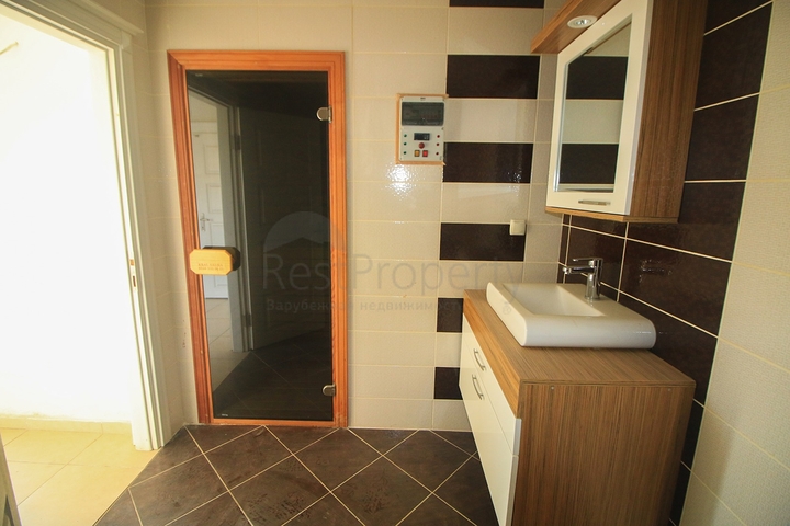 اطلالة بحر - شقة 4 غرف وصالة - في مهموتلار / الانيا 