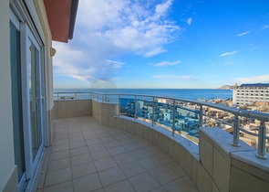 اطلالة بحر - شقة 4 غرف وصالة - في مهموتلار / الانيا 