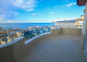 اطلالة بحر - شقة 4 غرف وصالة - في مهموتلار / الانيا 