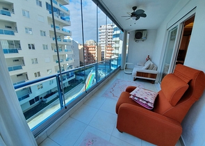 شقة غرفة وصالة - مفروشة -ضمن مجمع سكني - في مهموتلار / الانيا 