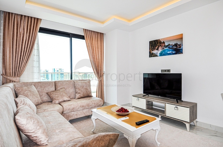 ضمن مجمع سكني حديث - شقق غرفة وصالة - مع اطلالة بحر -مهموتلار / الانيا 