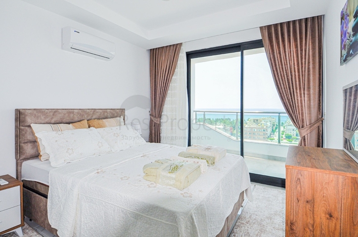 ضمن مجمع سكني حديث - شقق غرفة وصالة - مع اطلالة بحر -مهموتلار / الانيا 