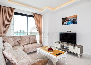 ضمن مجمع سكني حديث - شقق غرفة وصالة - مع اطلالة بحر -مهموتلار / الانيا 