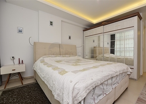 شقة تصميم غرفتين وصالة - مع الاثاث - ضمن مجمع حديث - في افسلار / الانيا 