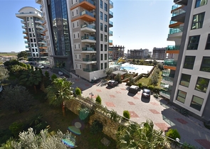 شقة تصميم غرفتين وصالة - مع الاثاث - ضمن مجمع حديث - في افسلار / الانيا 