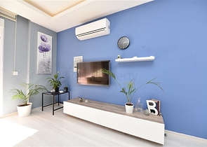 شقة تصميم غرفتين وصالة - مع الاثاث - ضمن مجمع حديث - في افسلار / الانيا 