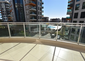 شقة تصميم غرفتين وصالة - مع الاثاث - ضمن مجمع حديث - في افسلار / الانيا 