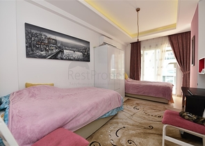 شقة تصميم غرفتين وصالة - مع الاثاث - ضمن مجمع حديث - في افسلار / الانيا 