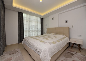 شقة تصميم غرفتين وصالة - مع الاثاث - ضمن مجمع حديث - في افسلار / الانيا 