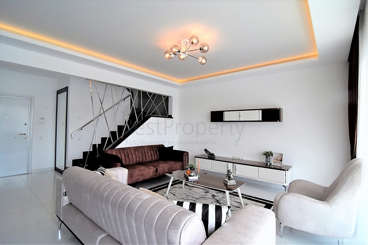 اطلالة بحر - مجمع 5 نجوم - دوبلكس 2 غرفة وصالة - في كارجي جاك / الانيا 