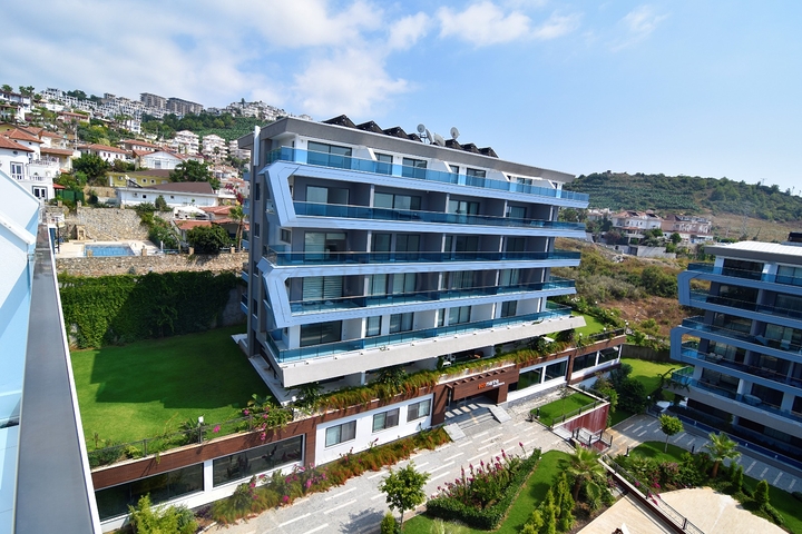 اطلالة بحر - مجمع 5 نجوم - دوبلكس 2 غرفة وصالة - في كارجي جاك / الانيا 