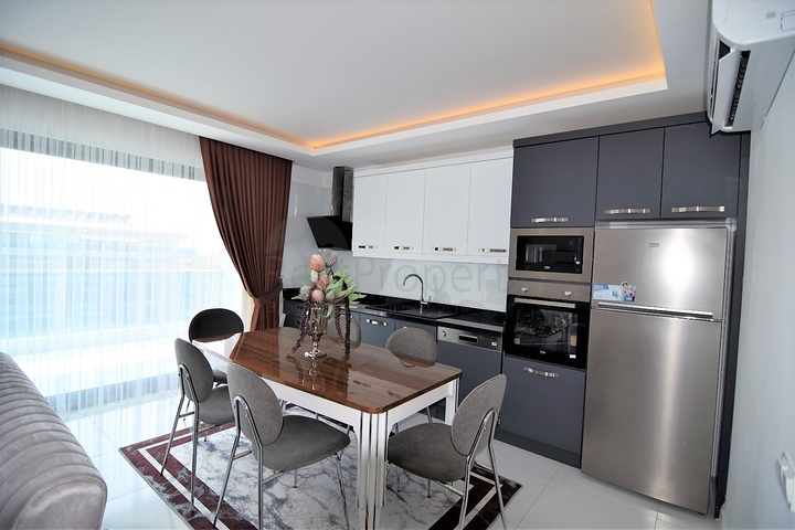 اطلالة بحر - مجمع 5 نجوم - دوبلكس 2 غرفة وصالة - في كارجي جاك / الانيا 