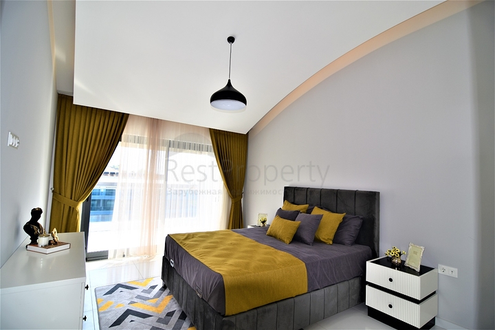 اطلالة بحر - مجمع 5 نجوم - دوبلكس 2 غرفة وصالة - في كارجي جاك / الانيا 