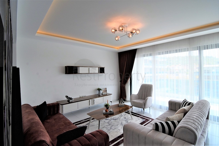 اطلالة بحر - مجمع 5 نجوم - دوبلكس 2 غرفة وصالة - في كارجي جاك / الانيا 