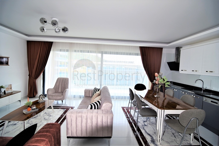 اطلالة بحر - مجمع 5 نجوم - دوبلكس 2 غرفة وصالة - في كارجي جاك / الانيا 