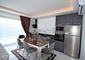 اطلالة بحر - مجمع 5 نجوم - دوبلكس 2 غرفة وصالة - في كارجي جاك / الانيا 