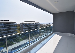 اطلالة بحر - مجمع 5 نجوم - دوبلكس 2 غرفة وصالة - في كارجي جاك / الانيا 