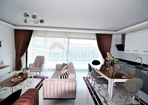 اطلالة بحر - مجمع 5 نجوم - دوبلكس 2 غرفة وصالة - في كارجي جاك / الانيا 