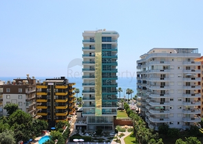 اطلالة بحر - شقة غرفتين وصالة -ضمن مجمع سكني / مهموتلار / الانيا 