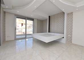 اطلالة بحر - شقة غرفتين وصالة -ضمن مجمع سكني / مهموتلار / الانيا 