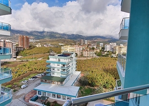 سعر منافس - شقة مؤثثة -طابق مرتفع - ضمن مجمع سكني في مهموتلار / الانيا 