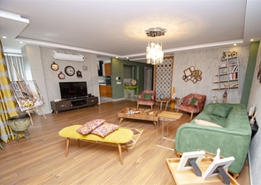 شقة فاخرة 4 + 1 من تصميم  آرت ديكو في  اونجالي 