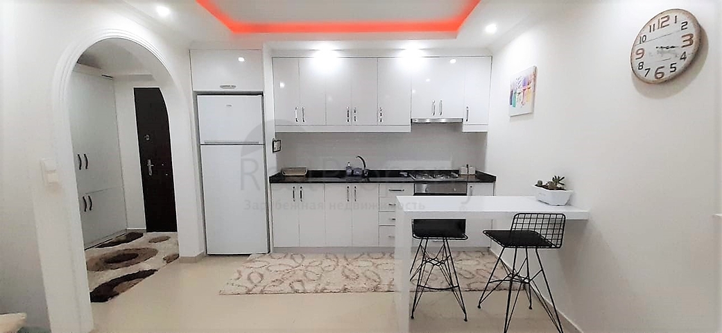 قريبة من البحر - شقة غرفة وصالة - مفروشة - في مهموتلار / الانيا 