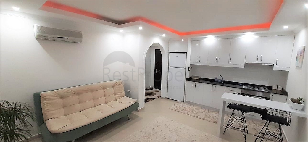 قريبة من البحر - شقة غرفة وصالة - مفروشة - في مهموتلار / الانيا 