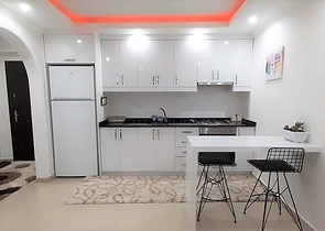 قريبة من البحر - شقة غرفة وصالة - مفروشة - في مهموتلار / الانيا 