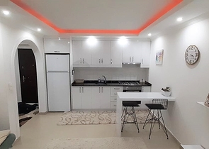 قريبة من البحر - شقة غرفة وصالة - مفروشة - في مهموتلار / الانيا 