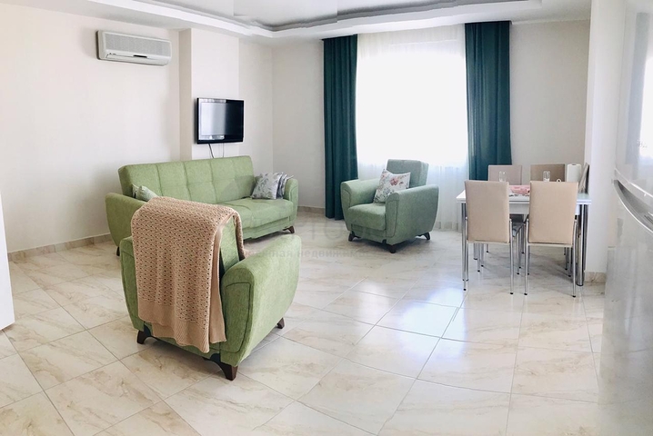 شقة مفروشة - تصميم غرفة وصالة - قريبة من البحر - في مهموتلار / الانيا 