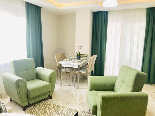 شقة مفروشة - تصميم غرفة وصالة - قريبة من البحر - في مهموتلار / الانيا 