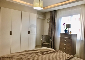 شقة مفروشة - تصميم غرفة وصالة - قريبة من البحر - في مهموتلار / الانيا 