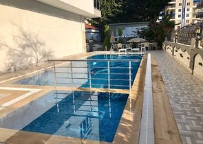 شقة مفروشة - تصميم غرفة وصالة - قريبة من البحر - في مهموتلار / الانيا 