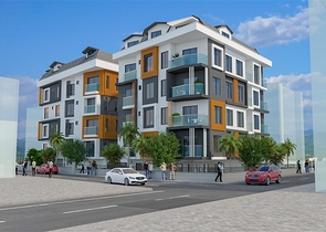 مجمع سكني قيد الانشاء في مركز الانيا 