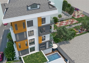 مجمع سكني قيد الانشاء في مركز الانيا 