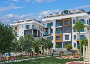 مجمع سكني قيد الانشاء في مركز الانيا 