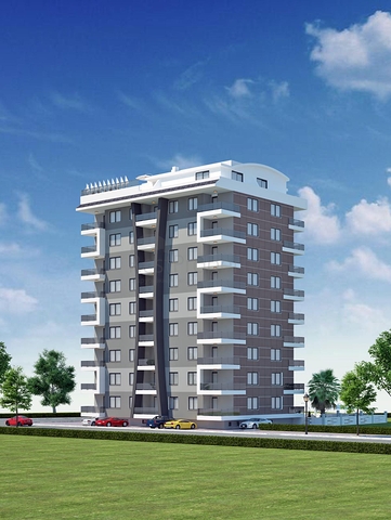 بالاقساط وبدون فوائد - مجمع سكني قيد الانشاء - جانب البحر - في مهموتلار / الانيا 