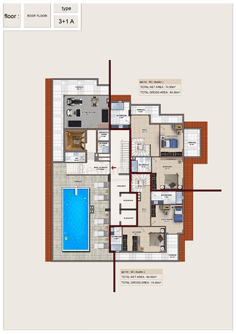 بالاقساط وبدون فوائد - مجمع سكني قيد الانشاء - جانب البحر - في مهموتلار / الانيا 