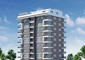 بالاقساط وبدون فوائد - مجمع سكني قيد الانشاء - جانب البحر - في مهموتلار / الانيا 